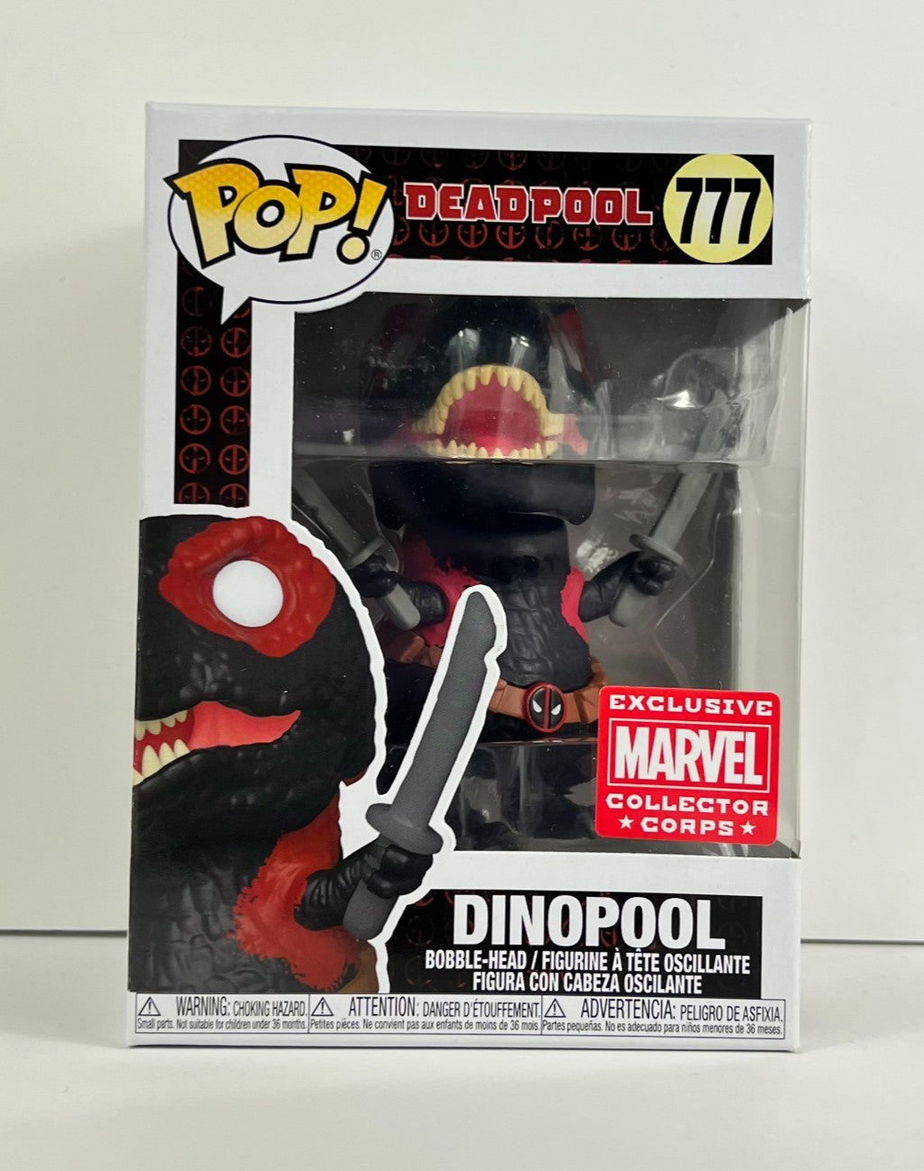 Funko POP Vinyl - Marvel - Deadpool - Dinopool - #777 Collector Corps