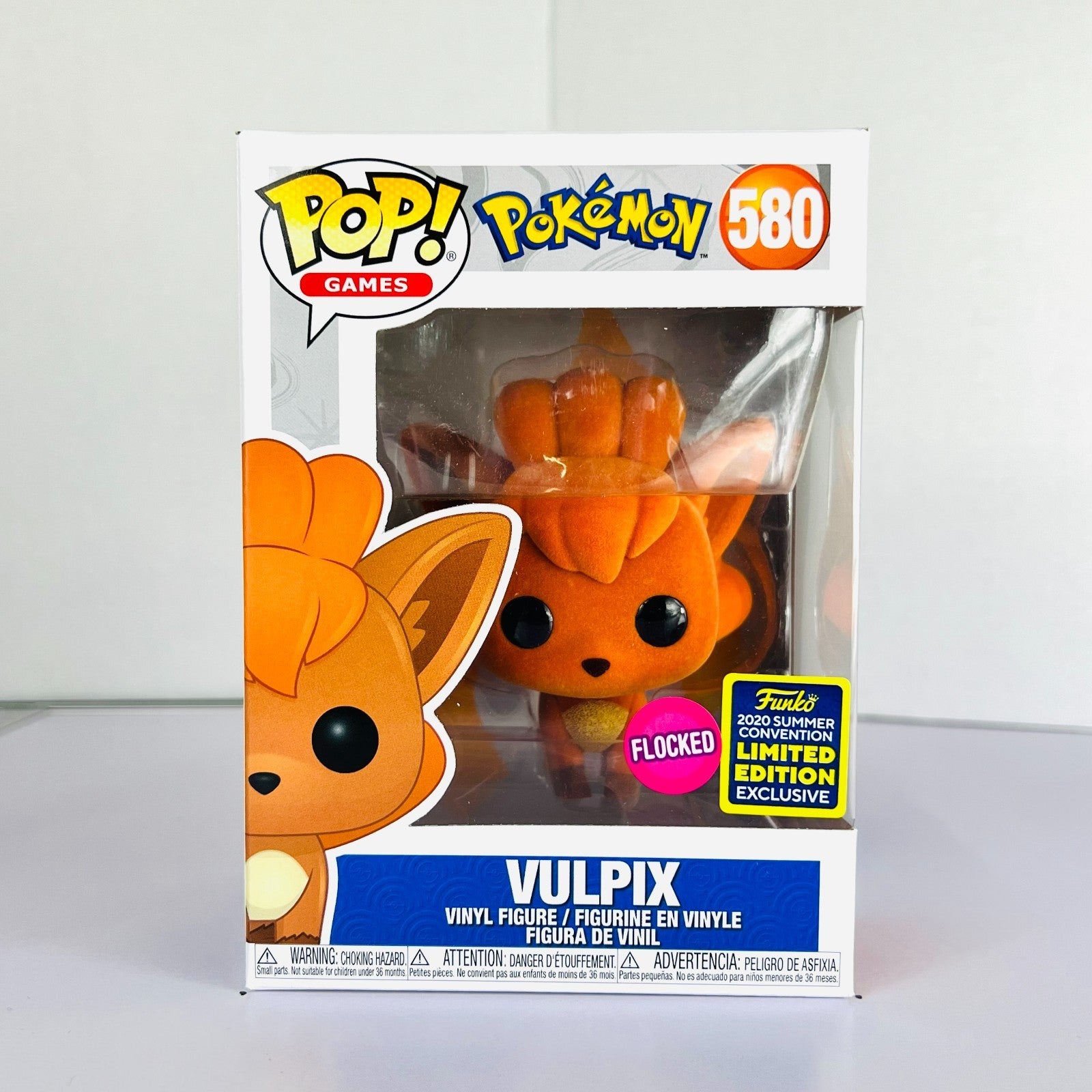Funko POP Vinyl - Games - Pokemon - Vulpix - #580 Flocked SC 2020