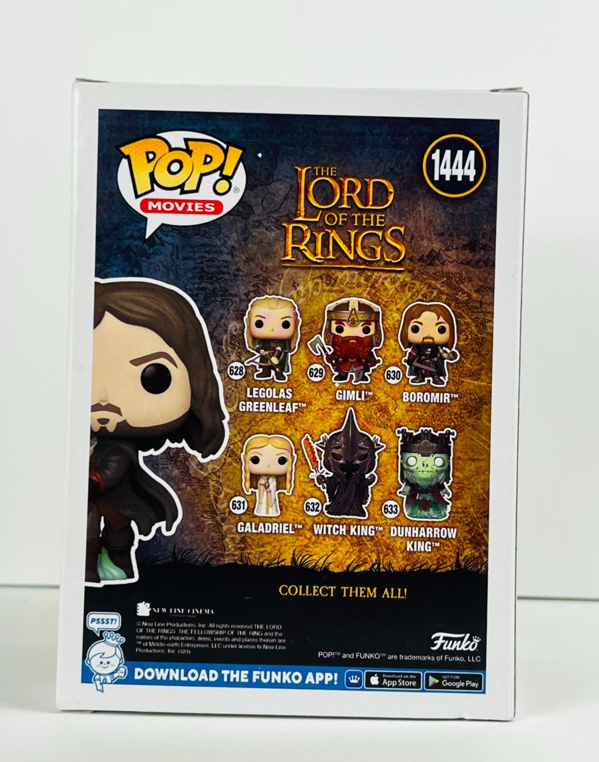 Funko POP Vinyl - Movies - The Lord Of The Rings - Aragorn - #1444 GITD