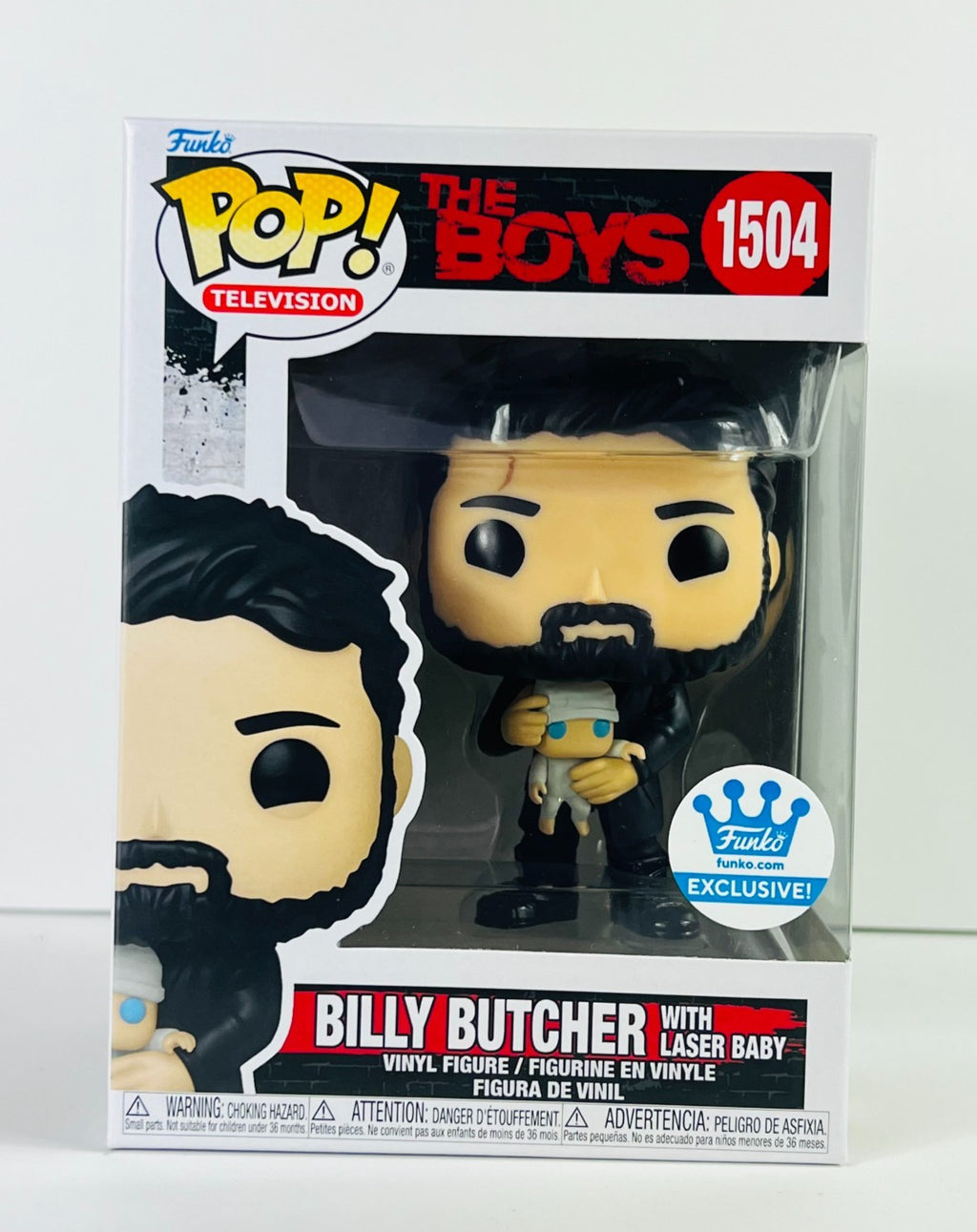 Funko POP Vinyl - Television - The Boys - Billy Butcher With Laser Baby #1504 1