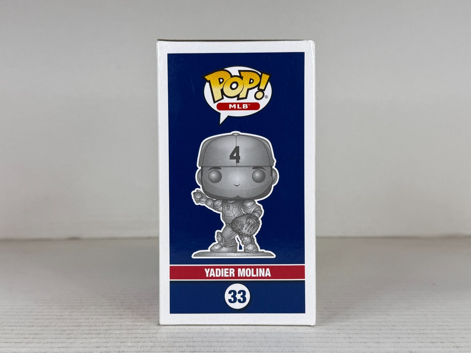 Funko POP Vinyl - MLB -  Cardinals - Yadier Molina #33 - 400 Pcs Silver Chrome 2
