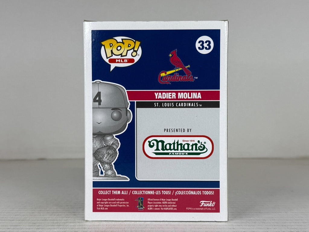 Funko POP Vinyl - MLB -  Cardinals - Yadier Molina #33 - 400 Pcs Silver Chrome 1