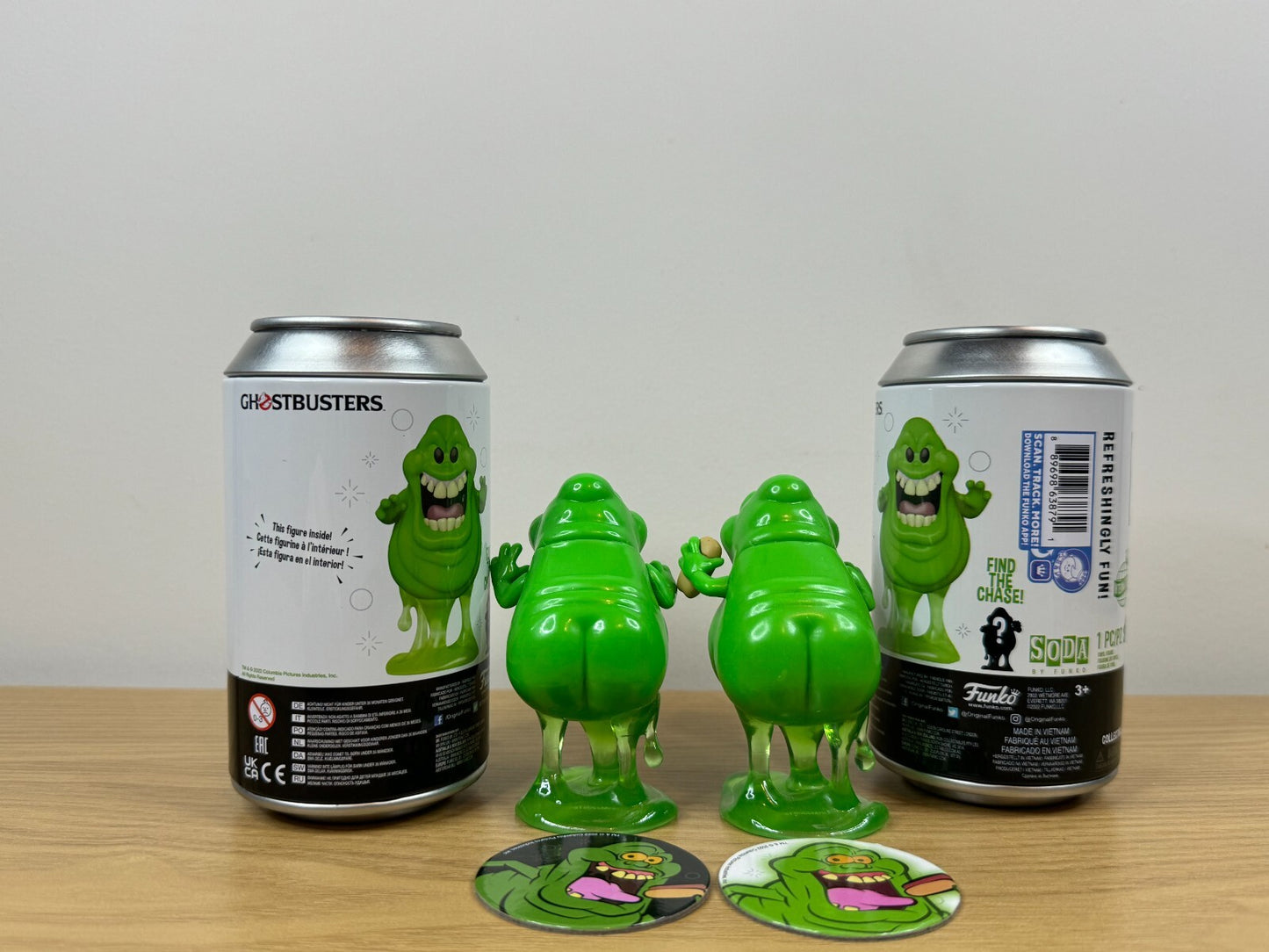 Funko POP Soda - Ghostbusters - Slimer - Common and Chase Set - 9500 Piece
