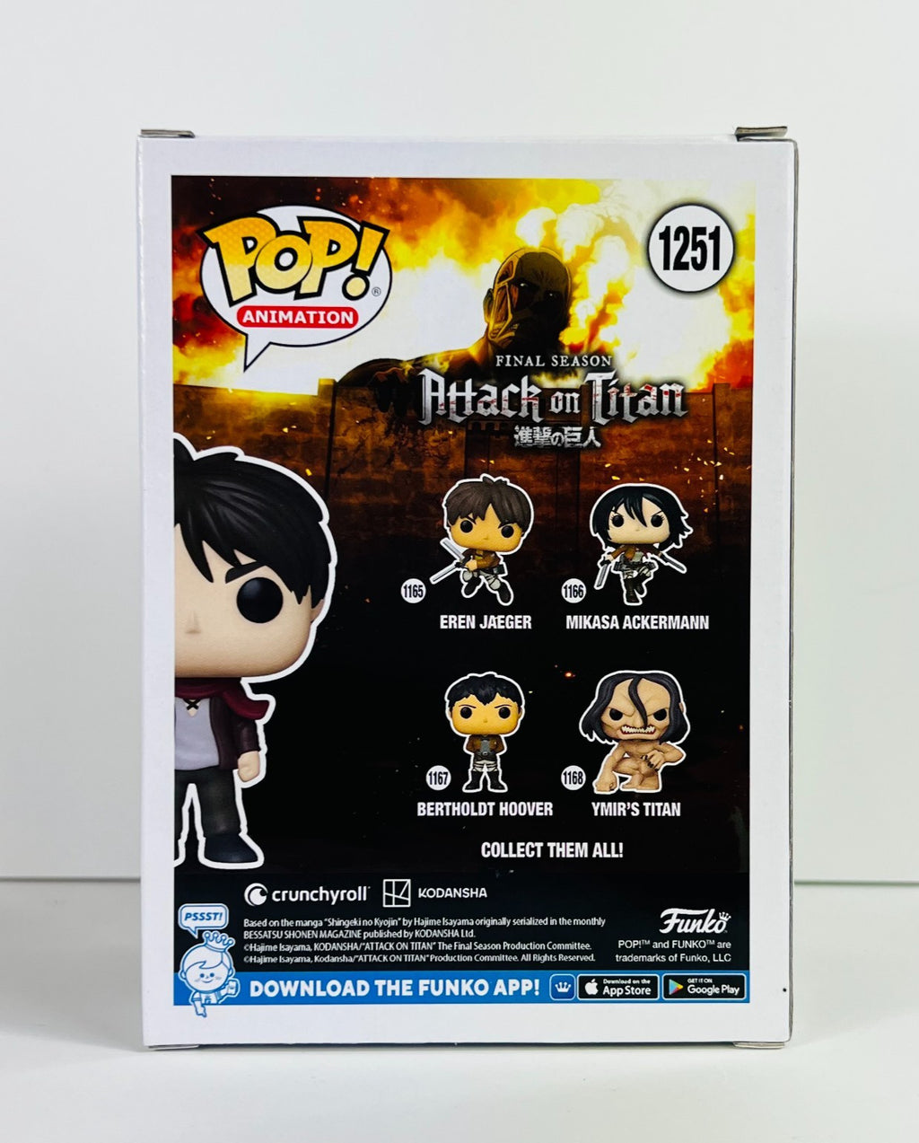 Funko POP Vinyl - Animation - Attack On Titan - Child Eren - #1251 GameStop [3]