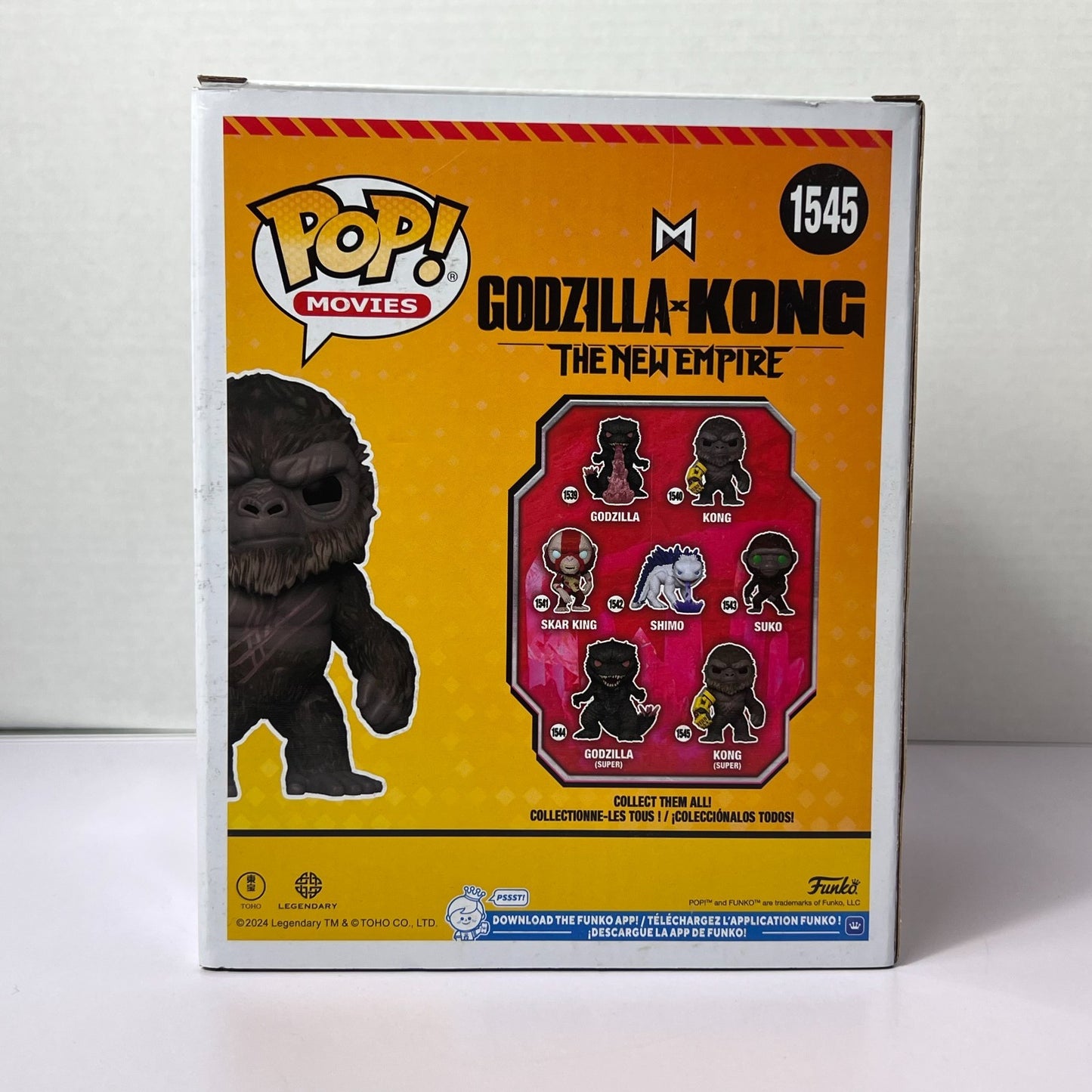 Funko POP Vinyl - Movies - Godzilla X Kong - The New Empire - Kong - #1545