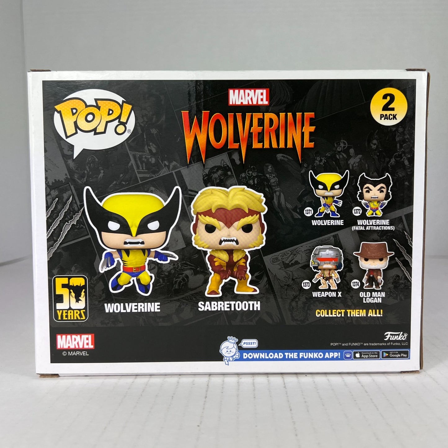 Funko POP Vinyl - Marvel - Wolverine & Sabretooth - 2 Pack