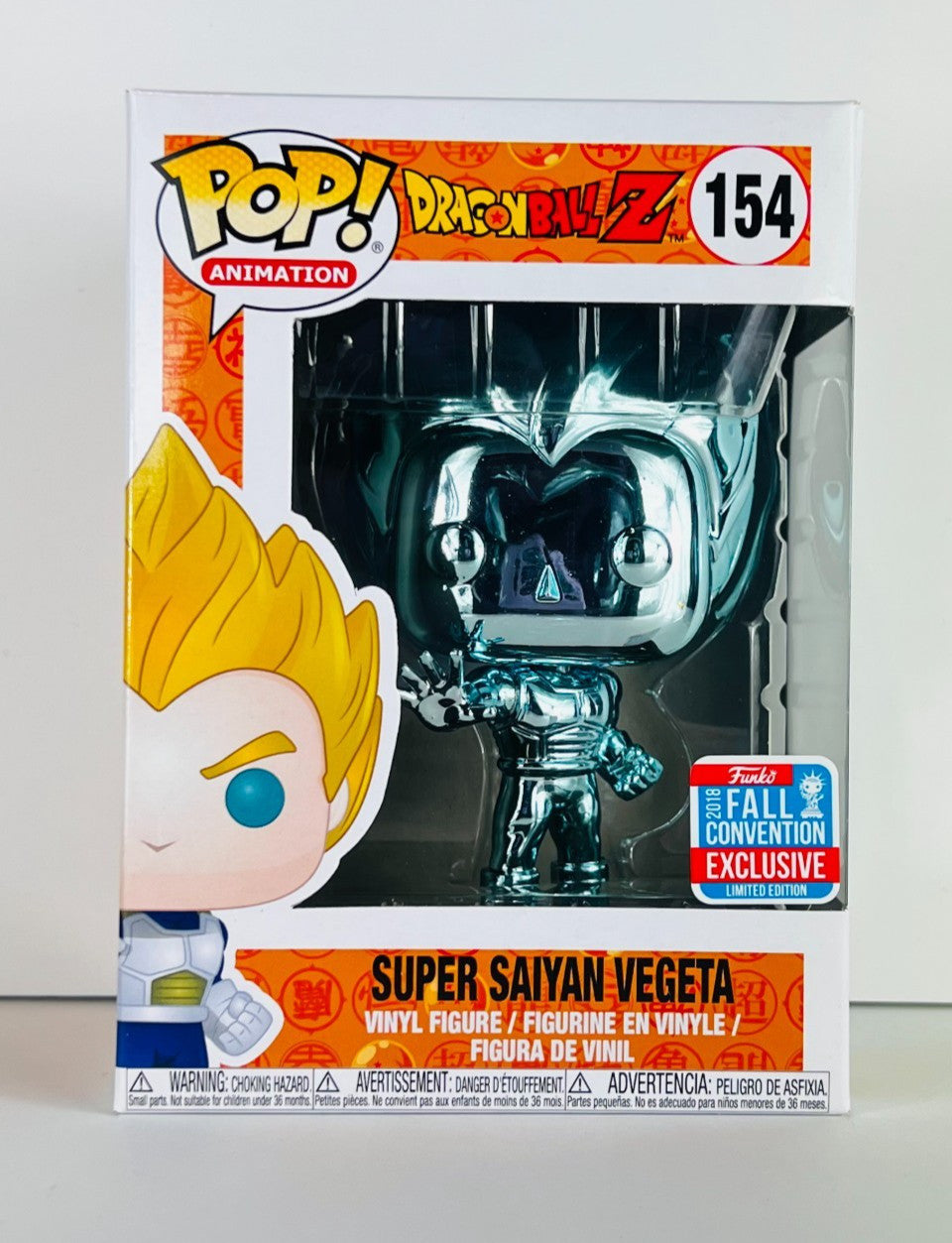 Funko POP Vinyl - Animation - Dragonball Z - Super Saiyan Vegeta - #154 FC 2018