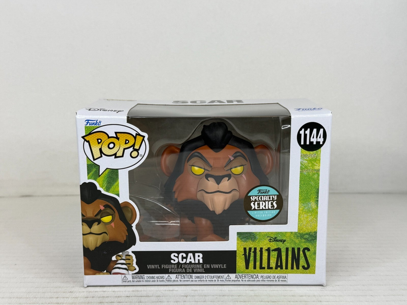 Funko POP Vinyl - Disney Villains - Scar - #1144 Specialty Series