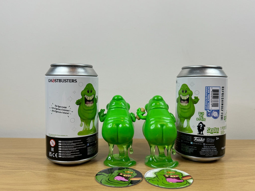 Funko POP Soda - Ghostbusters - Slimer - Common and Chase Set - 9500 Piece