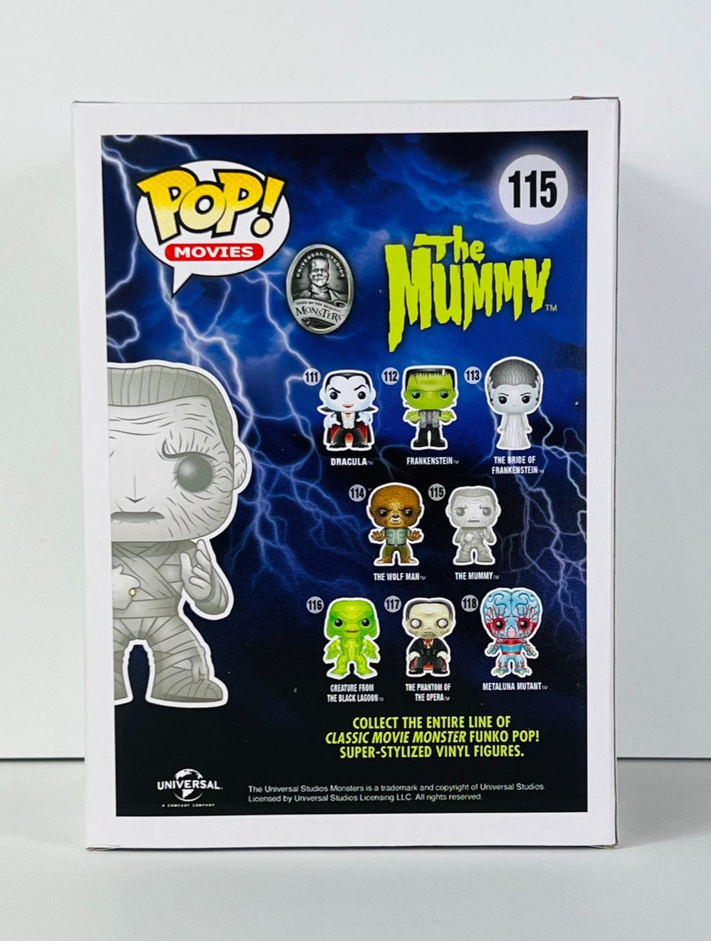 Funko POP Vinyl - Movies - Universal Monsters - The Mummy - #115