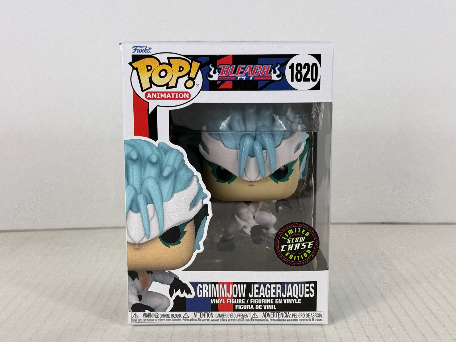 Funko POP Vinyl - Animation - Bleach - Grimmjow Jeagerjaques - #1820 GITD Chase