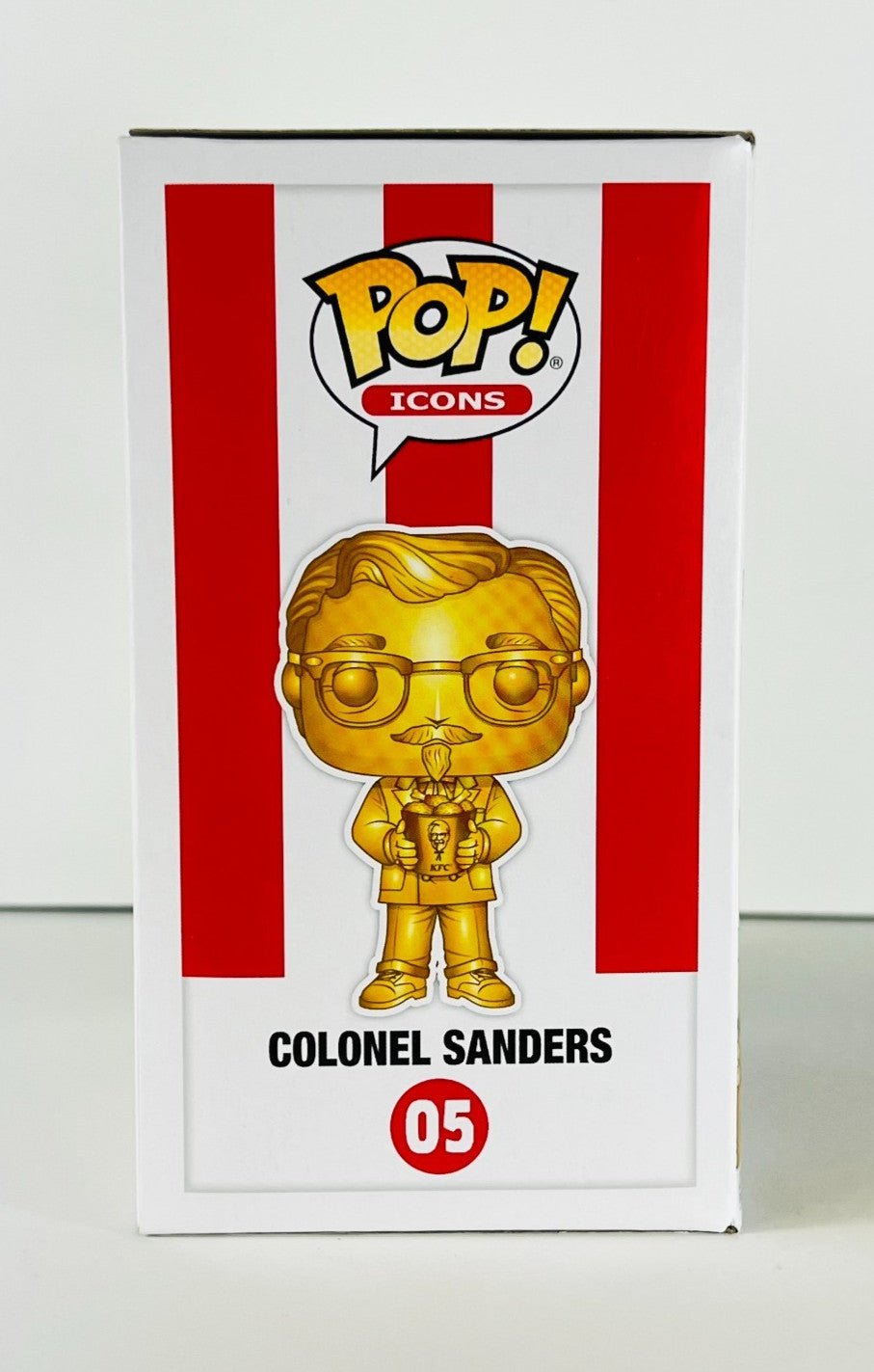 Funko POP Vinyl - Icons - KFC - Colonel Sanders - #05 Gold Chrome