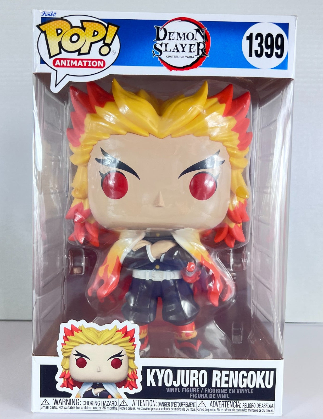Funko POP Vinyl - Animation - Demon Slayer - Kyojuro Rengoku - #1399 10" Inch
