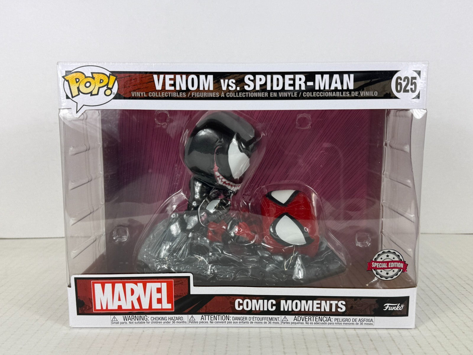 Funko POP Vinyl - Comic Moments - Marvel - Venom Vs Spider-Man - #625