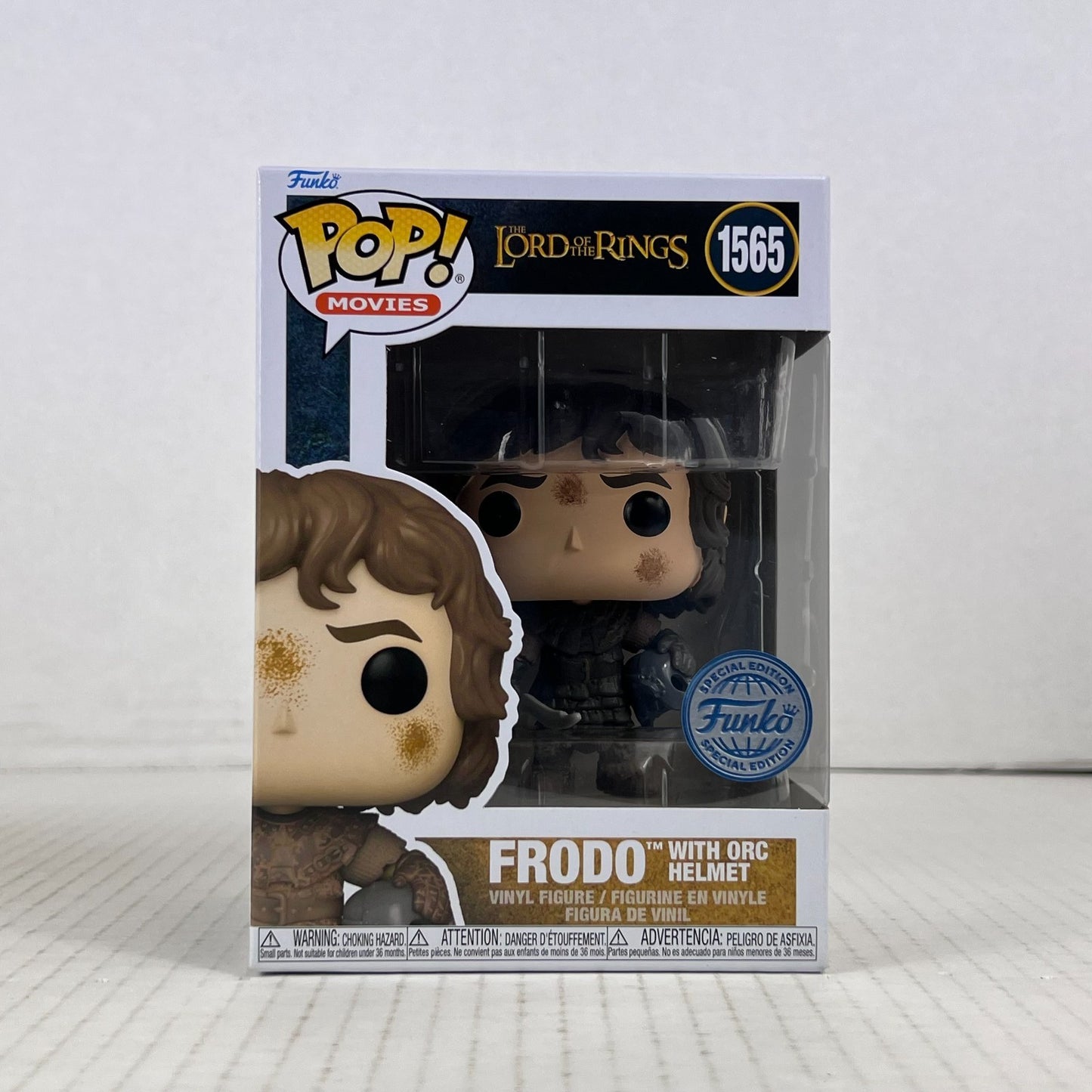 Funko POP Vinyl - Movies - The Lord of The Rings - Frodo with Orc Helmet - #1565