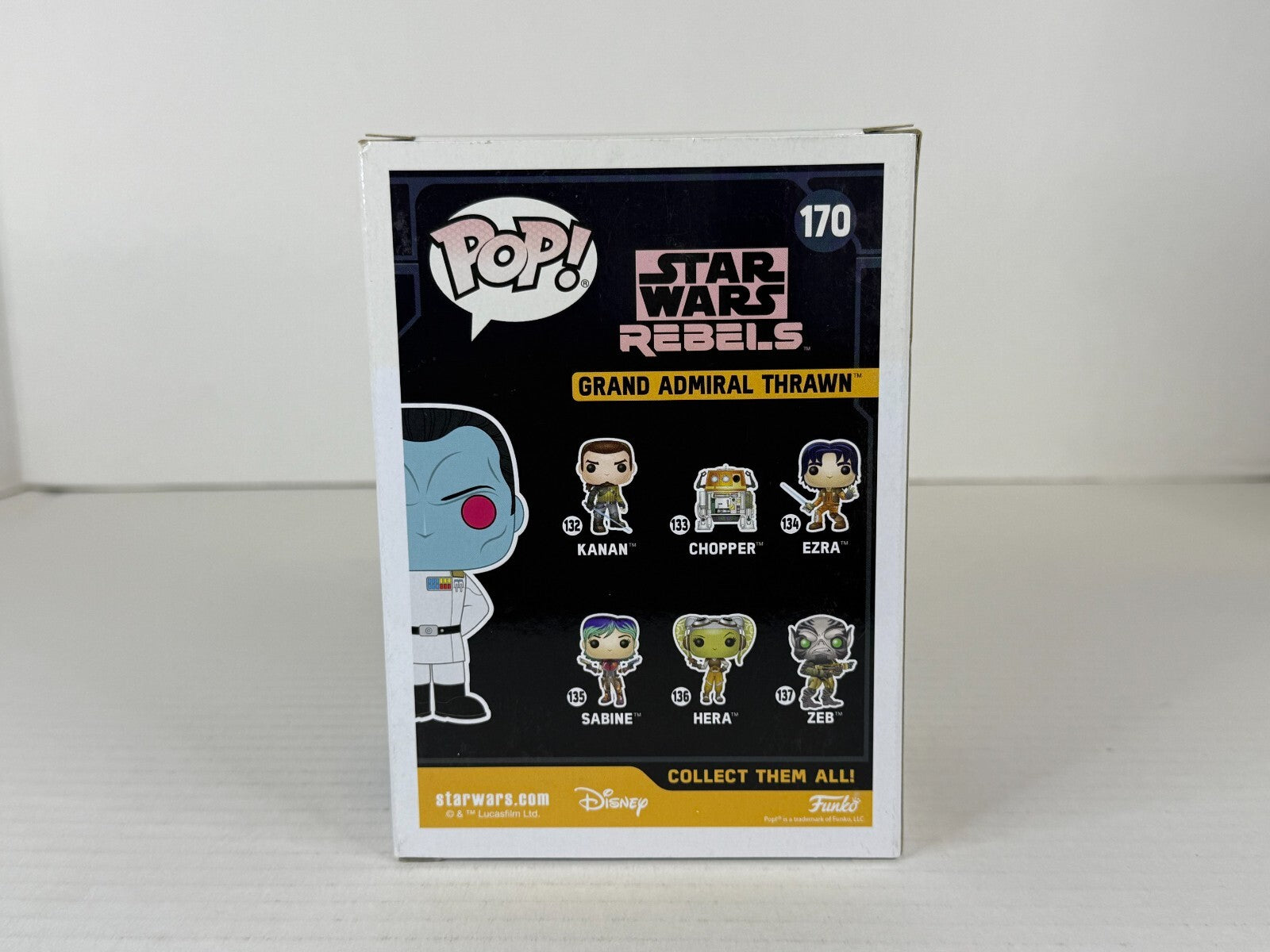 Funko POP Vinyl - Star Wars - Grand Admiral Thrawn - #170 GC 2017  [Slight Fade]