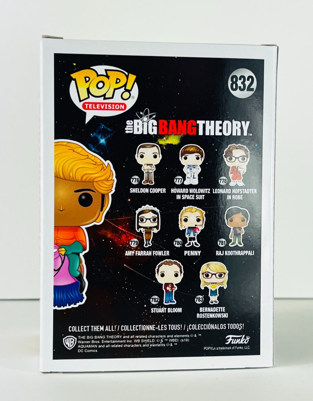 Funko POP Vinyl - The Big Bang Theory - Raj Koothrappali As Aquaman - #832
