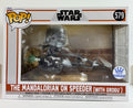 Funko POP Vinyl - Star Wars - The Mandalorian On Speeder With Grogu - #579