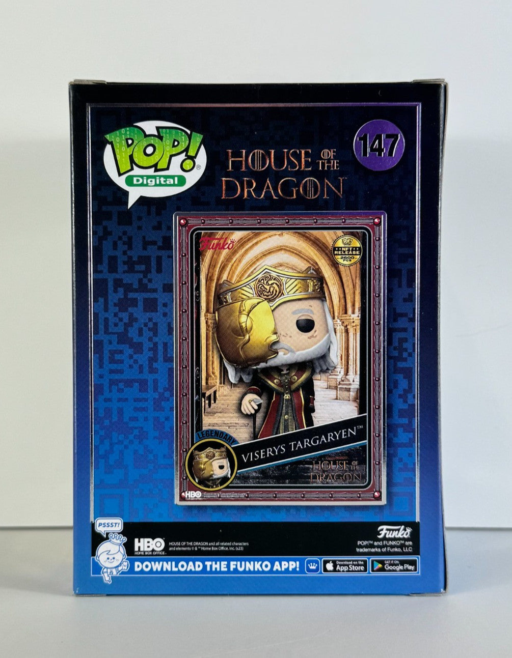 Funko POP Vinyl - House Of The Dragon - Viserys Targaryen #147 - 2600 Pcs