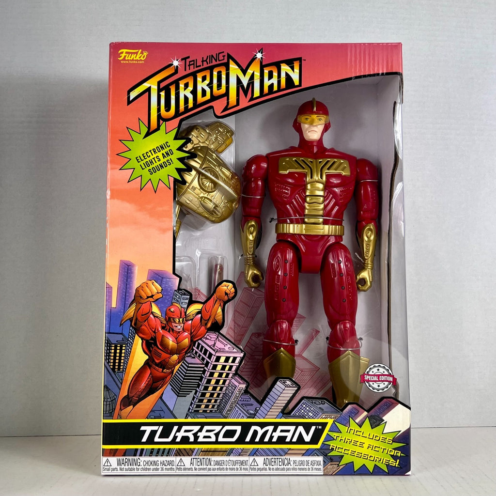 Funko POP Vinyl - Funko Talking Turbo Man 13.5 in Deluxe Edition