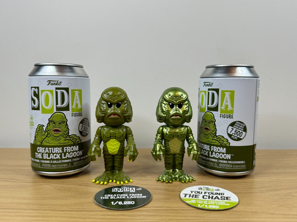 Funko POP Soda - Creature From The Black Lagoon Common and Chase Set 7500 Piece
