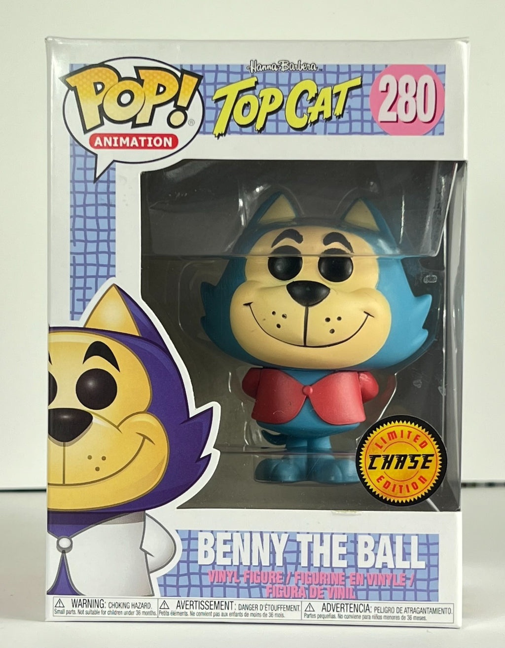 Funko POP Vinyl - Animation - Top Cat - Benny The Ball - #280 Chase