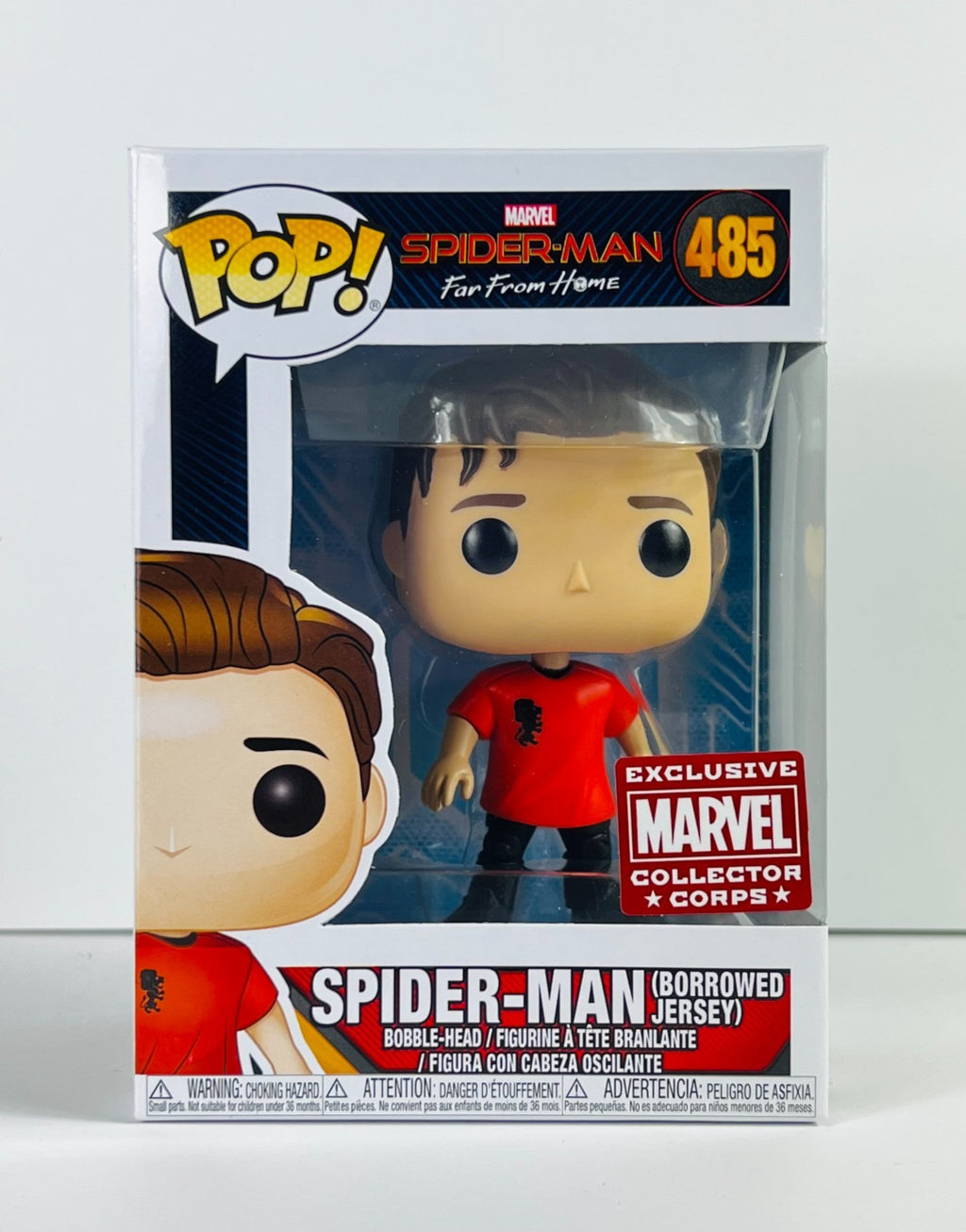 Funko POP Vinyl - Marvel - No Way Home - Spider-Man Borrowed Jersey - #485