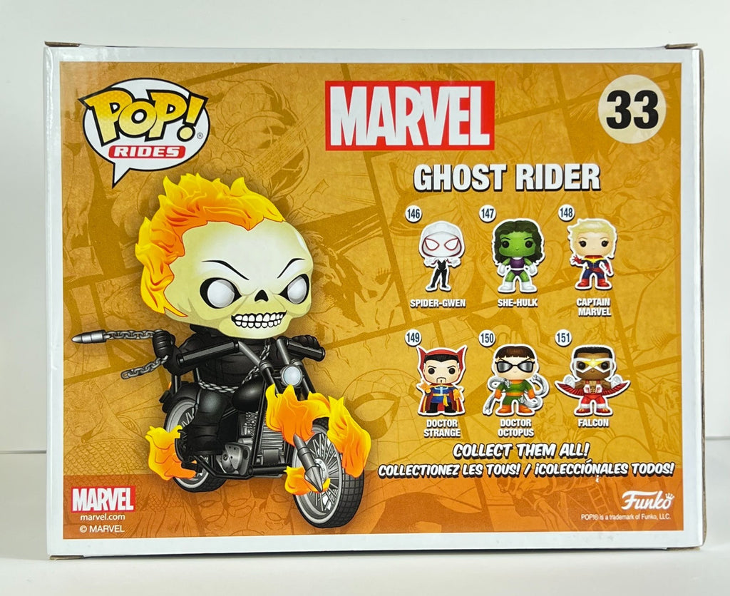 Funko POP Vinyl - Rides - Marvel - Ghost Rider - #33