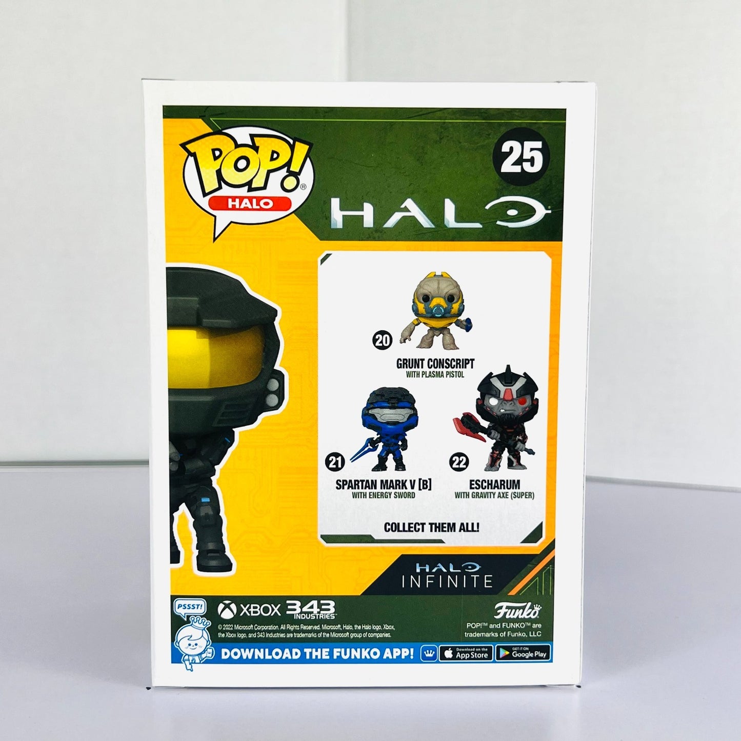 Funko POP Vinyl - Halo - Master Chief With MA5B Assault Rifle - #25 20 Years