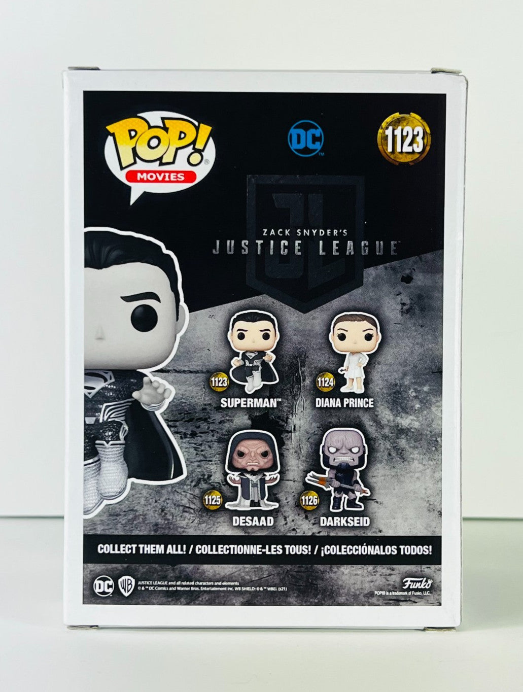 Funko POP Vinyl - Movies - Justice leage - Superman Black & White - #1123