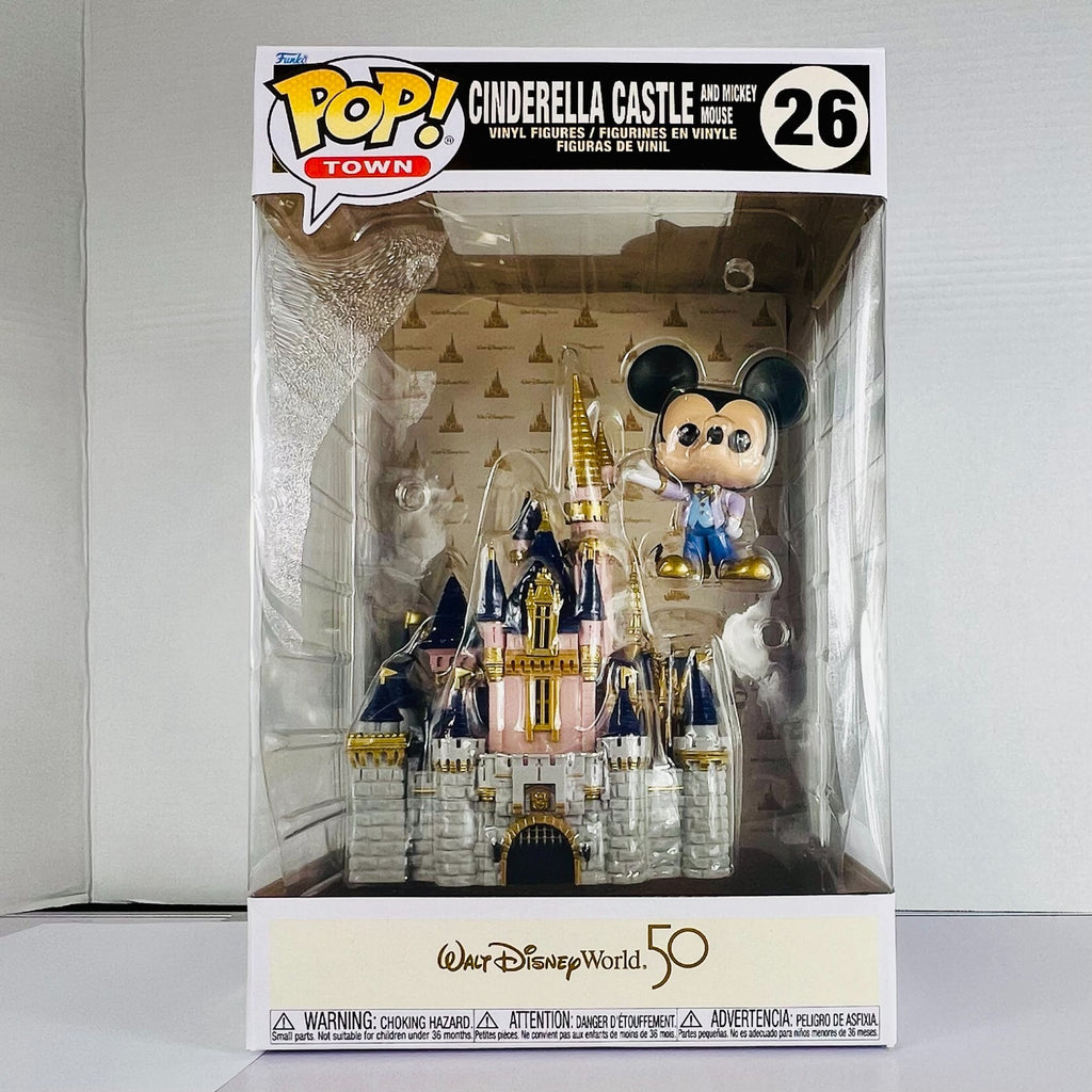 Funko POP! Vinyl - Town - Disney 50 - Cinderella Castle And Micky Mouse #26