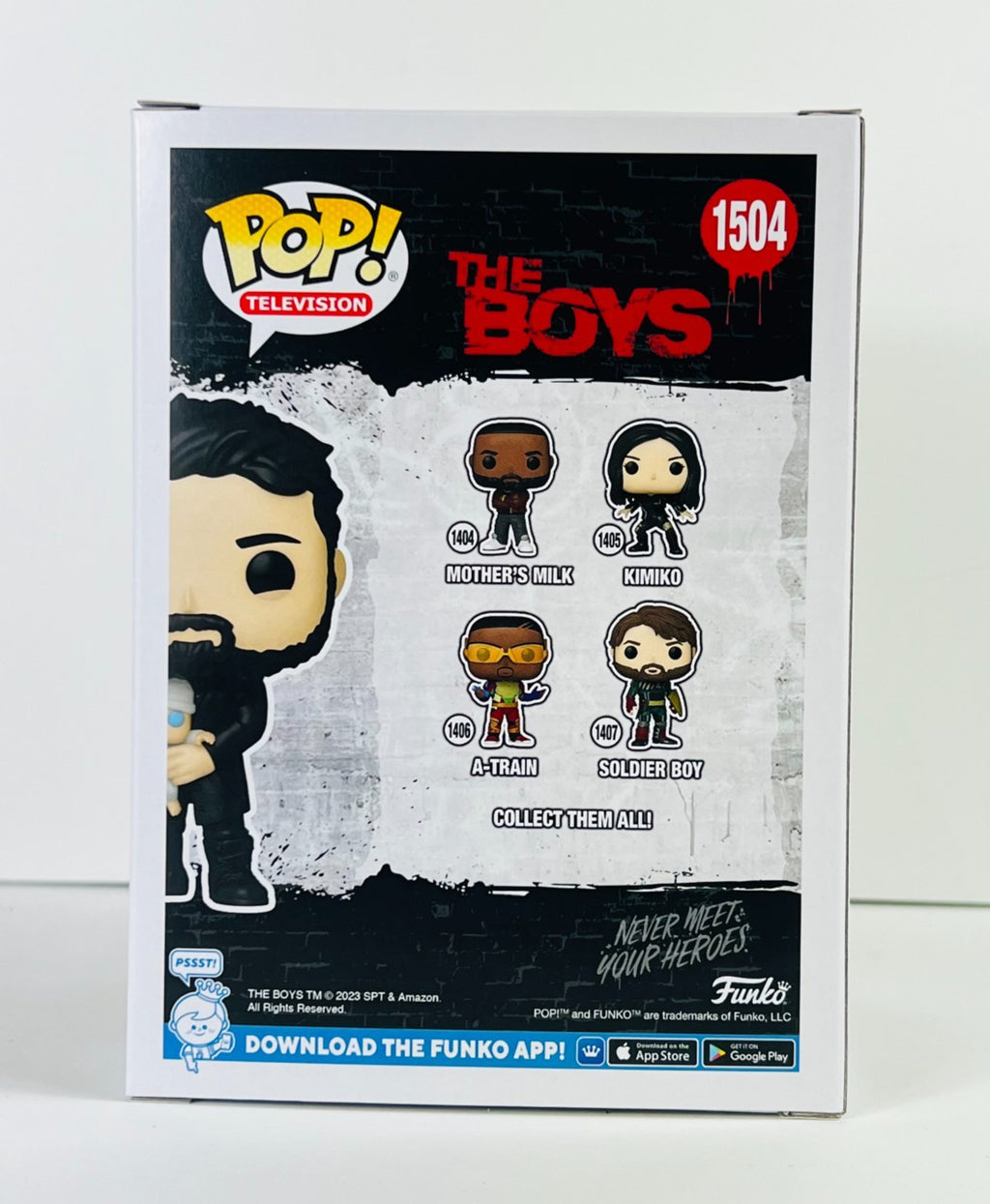 Funko POP Vinyl - Television - The Boys - Billy Butcher With Laser Baby #1504 1