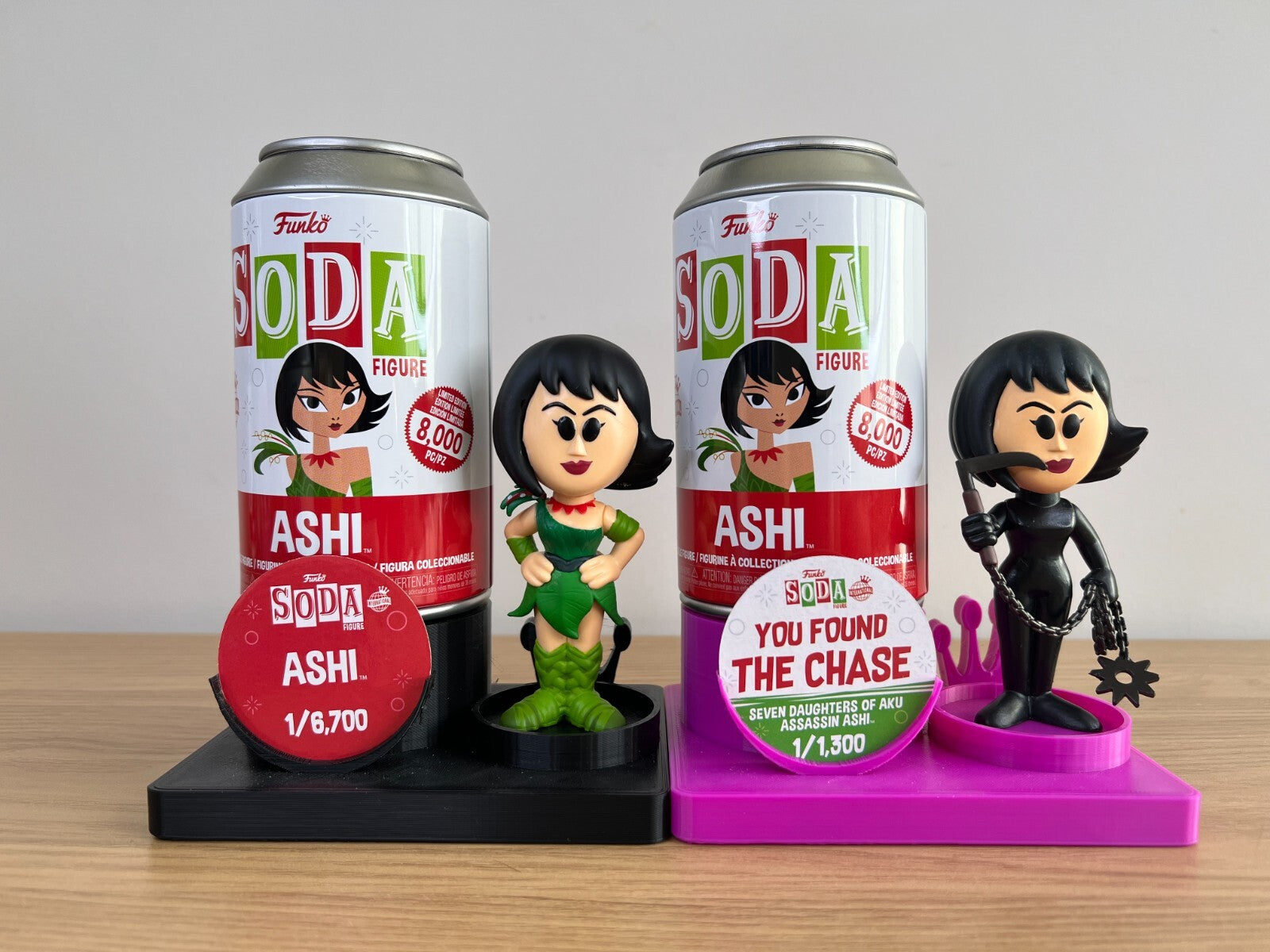 Funko Soda - Samurai Jack - Ashi - Common and Chase Set - 8000 Piece 2