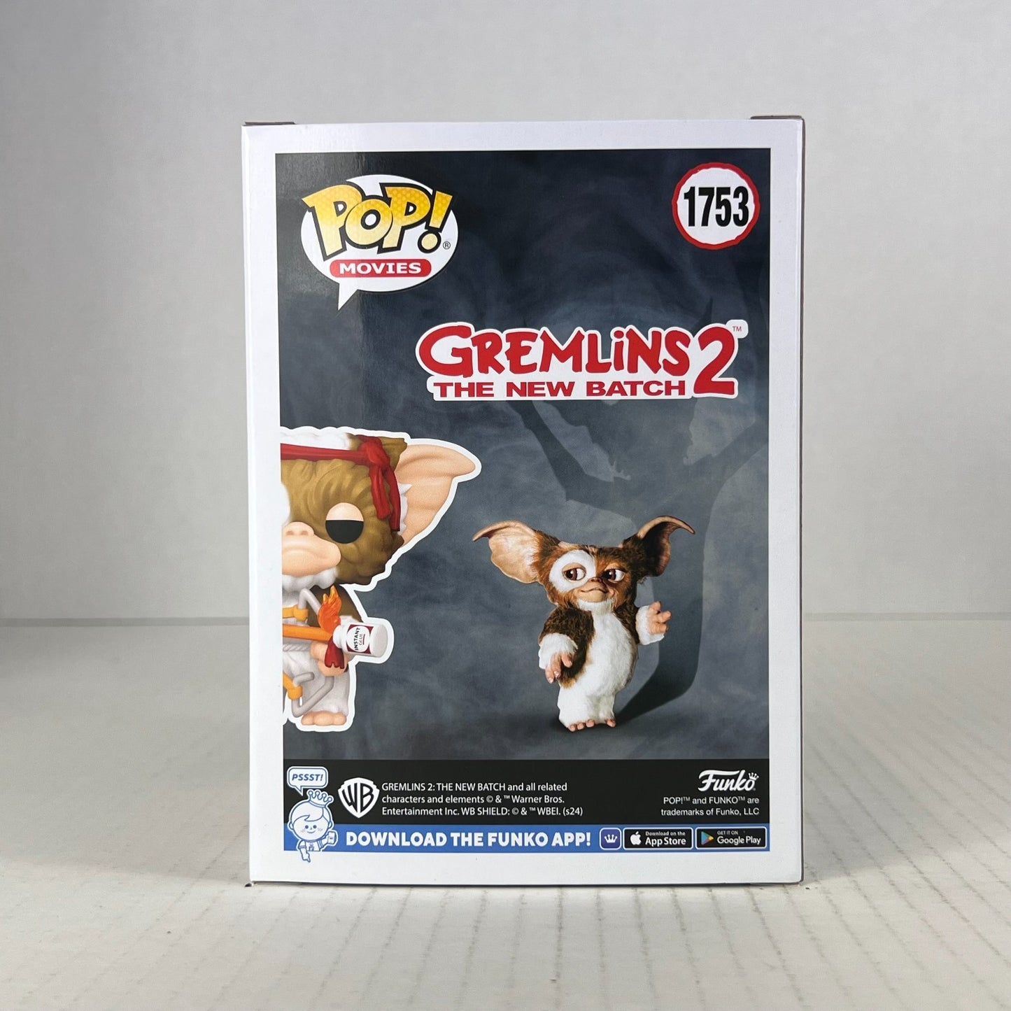 Funko POP Vinyl - Movies - Gremlins 2 The New Batch - Gizmo With Bow - #1753