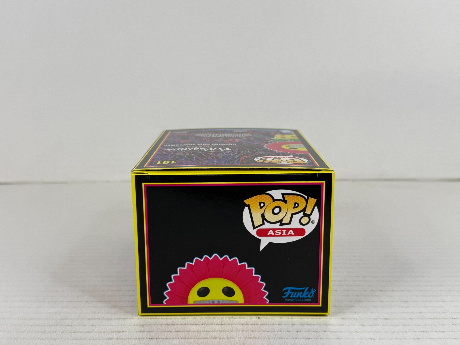 Funko POP Vinyl - Asia - Ron English - Growing Grin Sunflower #191 Blacklight