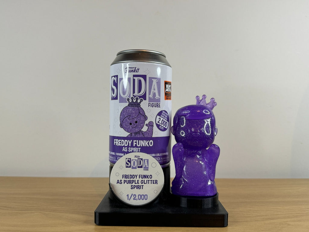 Funko POP Soda - Heavy Metal - Freddy Funko as Purple Glitter Spirit 2000 Piece