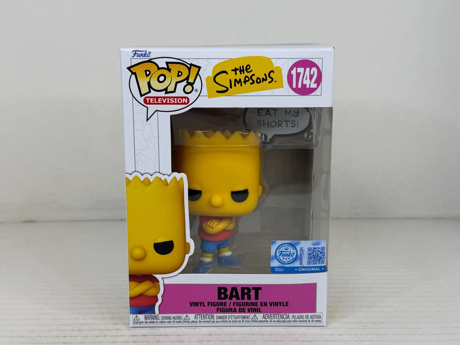 Funko POP Vinyl - Television - The Simpsons - Bart - #1742 [1]