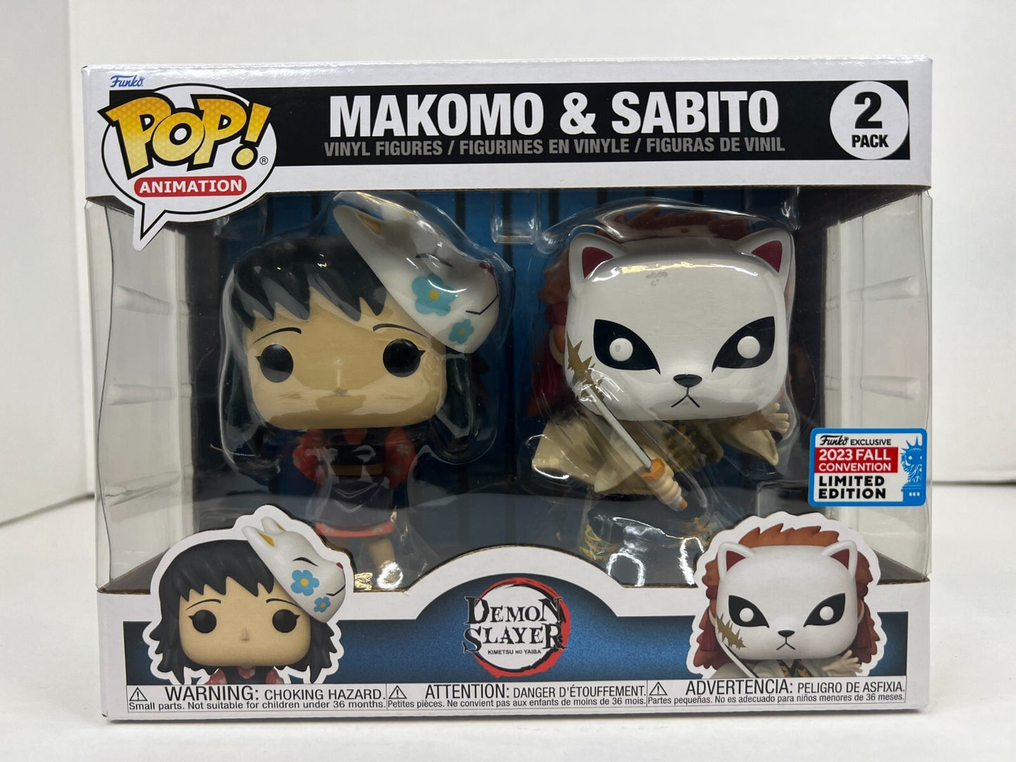 Funko POP Vinyl - Animation - Demon Slayer - Makomo & Sabito - 2 Pack FC 2023