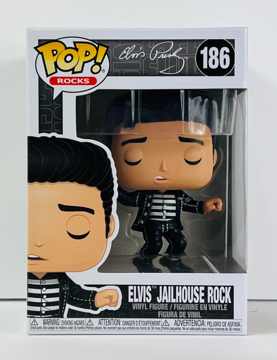 Funko POP Vinyl - Rocks - Elvis Presley - Elvis Jailhouse Rock - #186