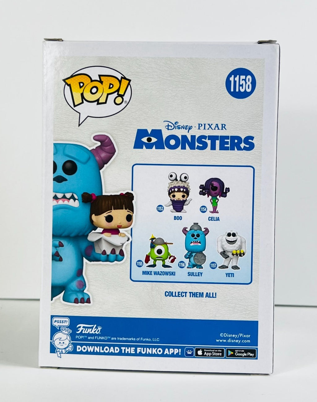 Funko POP Vinyl - Disney - Monsters - Sulley With Boo - #1158
