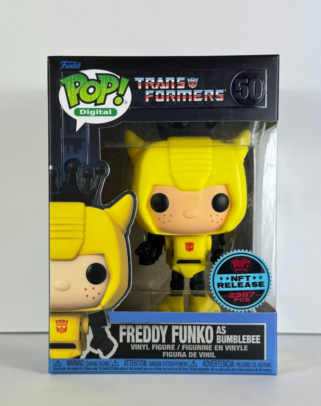 Funko POP Vinyl - Transformers - Freddy Funko As Bumblebee #50 - 2397 Pcs