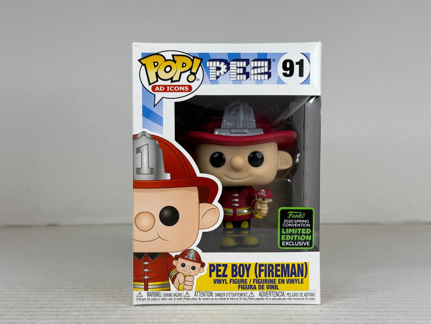 Funko POP Vinyl - Ad Icon - PEZ - Pez Boy Fireman - #91