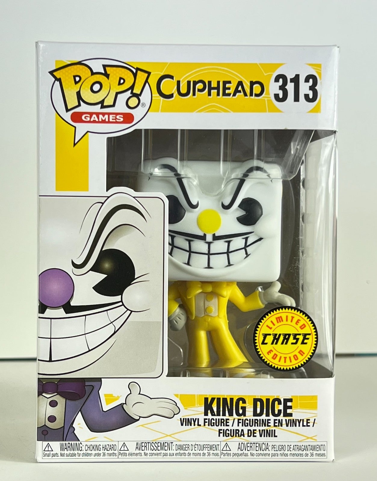 Funko POP Vinyl - Games - Cuphead - King Dice - #313 Chase
