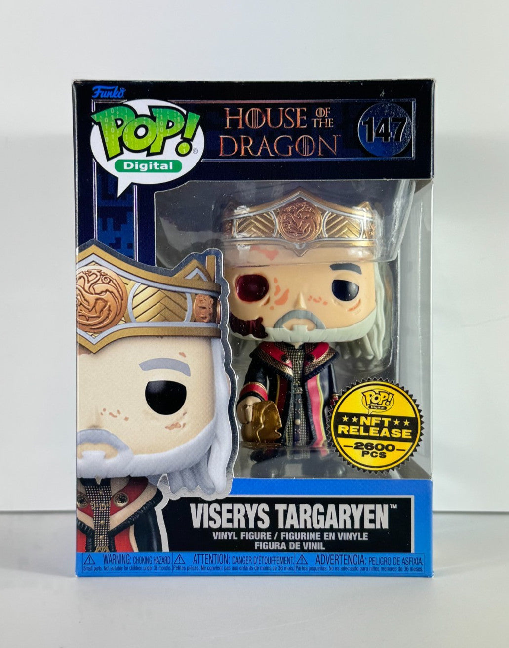 Funko POP Vinyl - House Of The Dragon - Viserys Targaryen #147 - 2600 Pcs