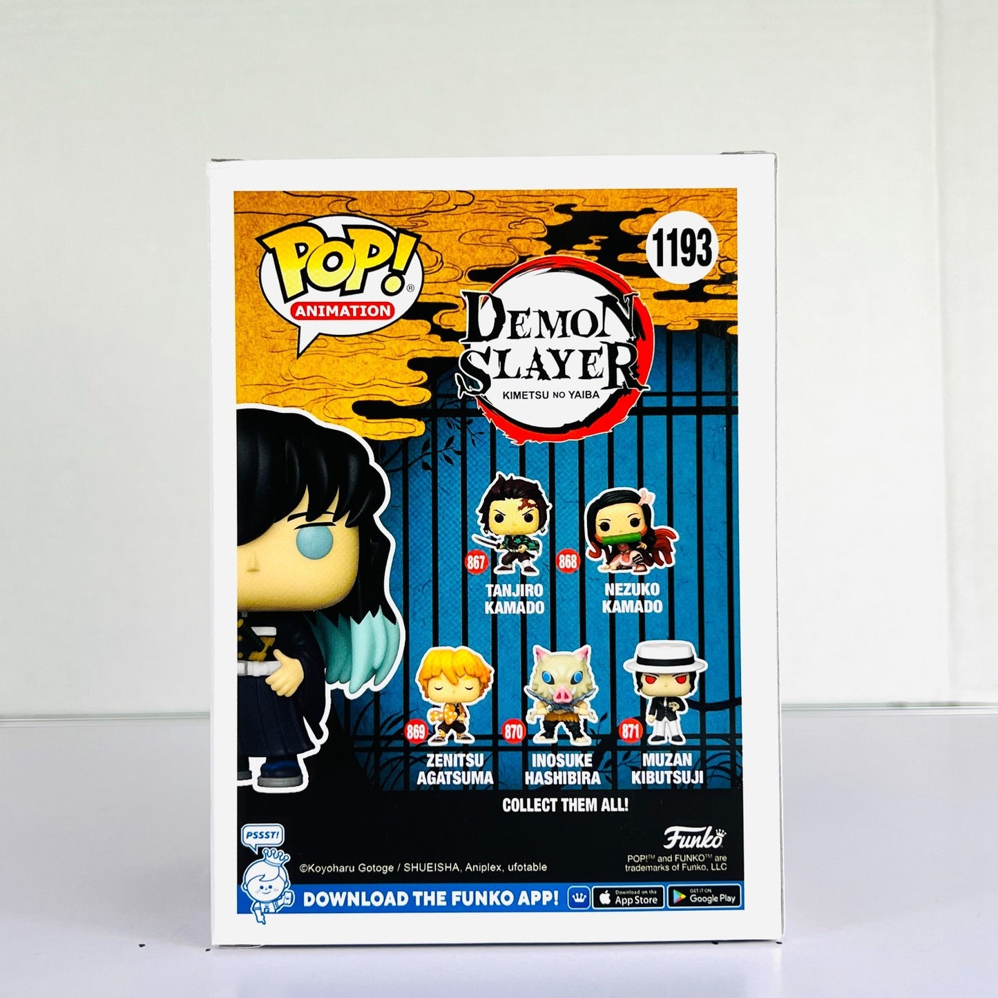 Funko POP Vinyl - Animation - Demon Slayer - Muichiro Tokito - #1193 Funkon