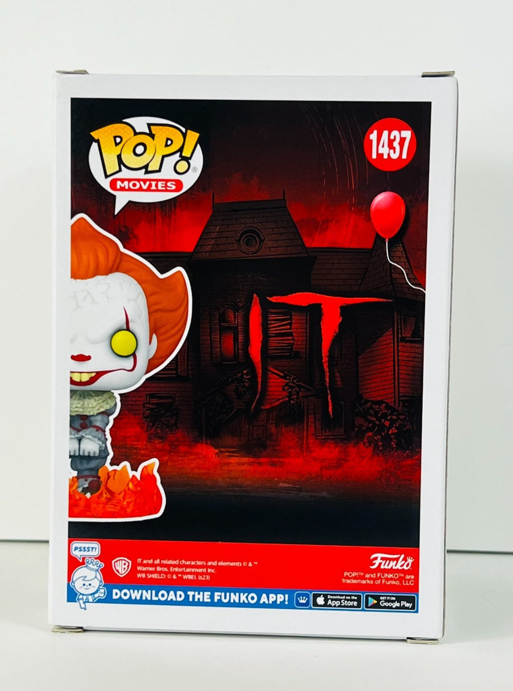 Funko POP Vinyl - Movies - IT - Pennywise - #1437 GITD Chase