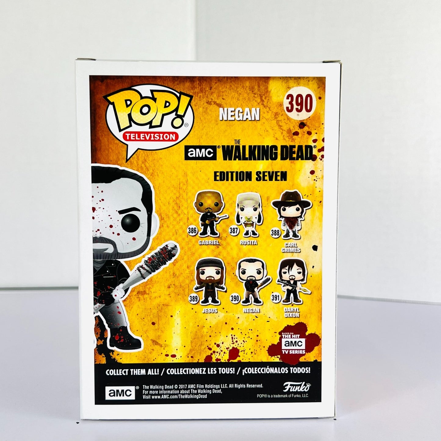 Funko POP Vinyl - Television - The Walking Dead - Negan - #390 Black & White