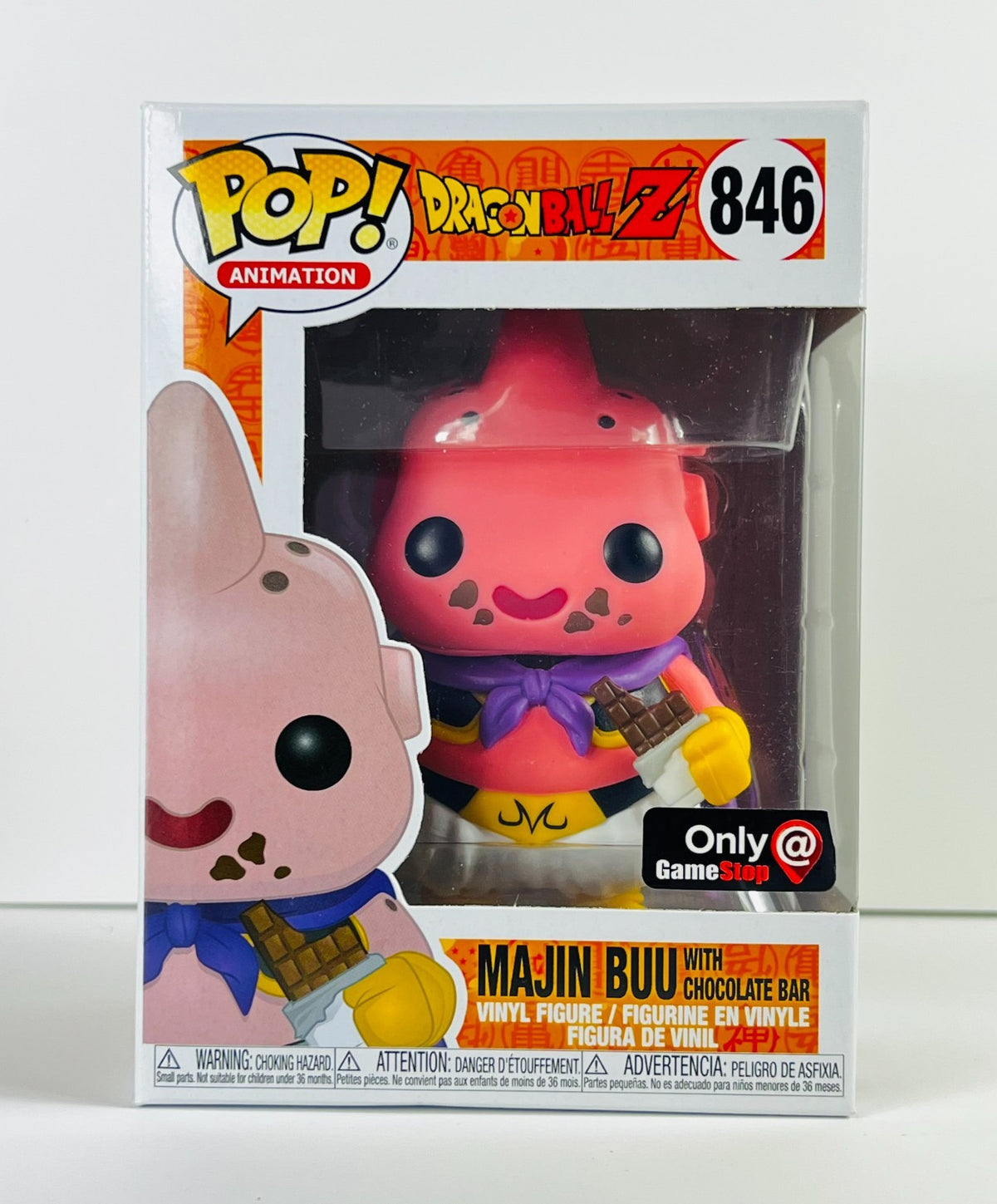 Funko POP Vinyl - Animation - Dragonball Z - Majin Buu With Chocolate Bar - #846