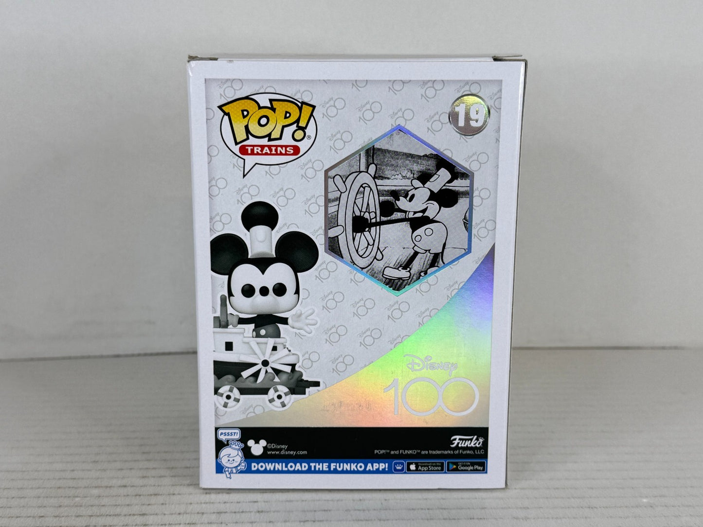 Funko POP Vinyl - Trains - Disney 100 - Mickey In Steamboat Car - #19