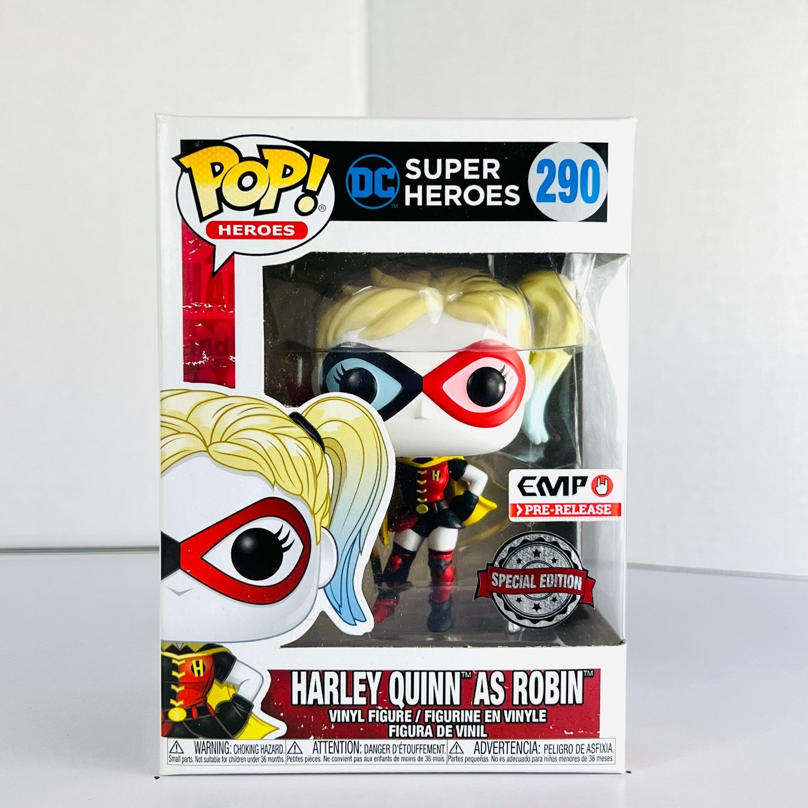 Funko POP Vinyl - Heroes - DC Super Heroes - Harley Quinn As Robin - #290 EMP